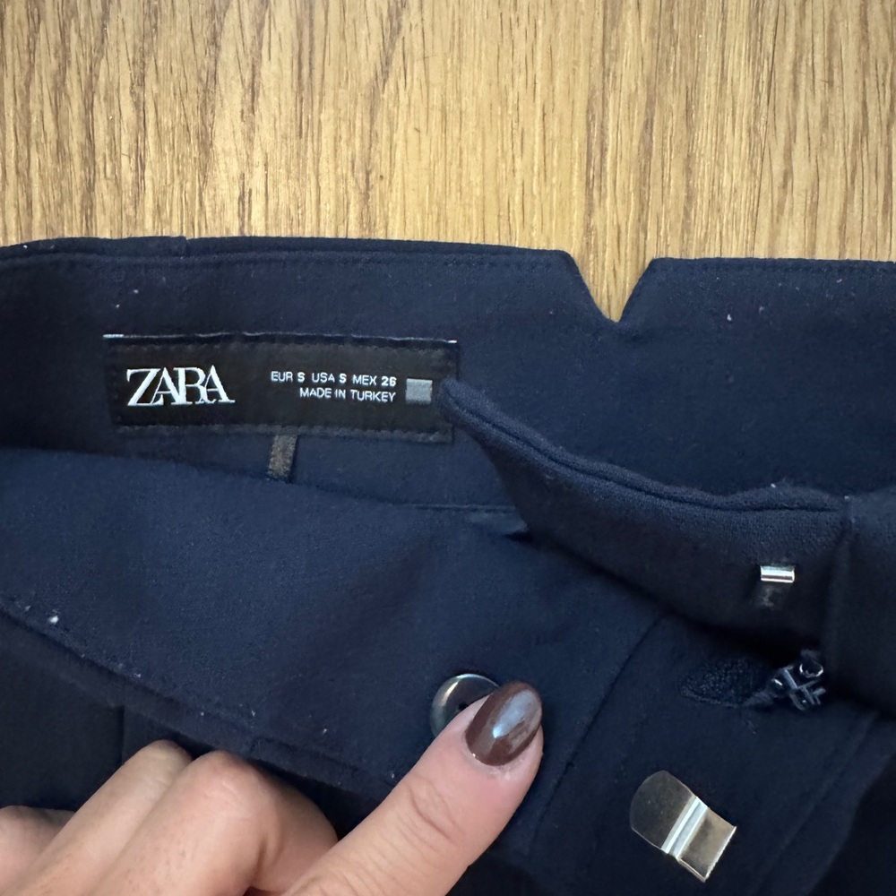 Zara Dark Blue Trousers